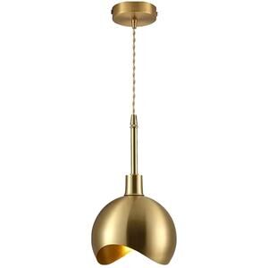 Lighting Brass Pendant Light Modern Mid-Century Drop Fixture E26 Kitchen Island